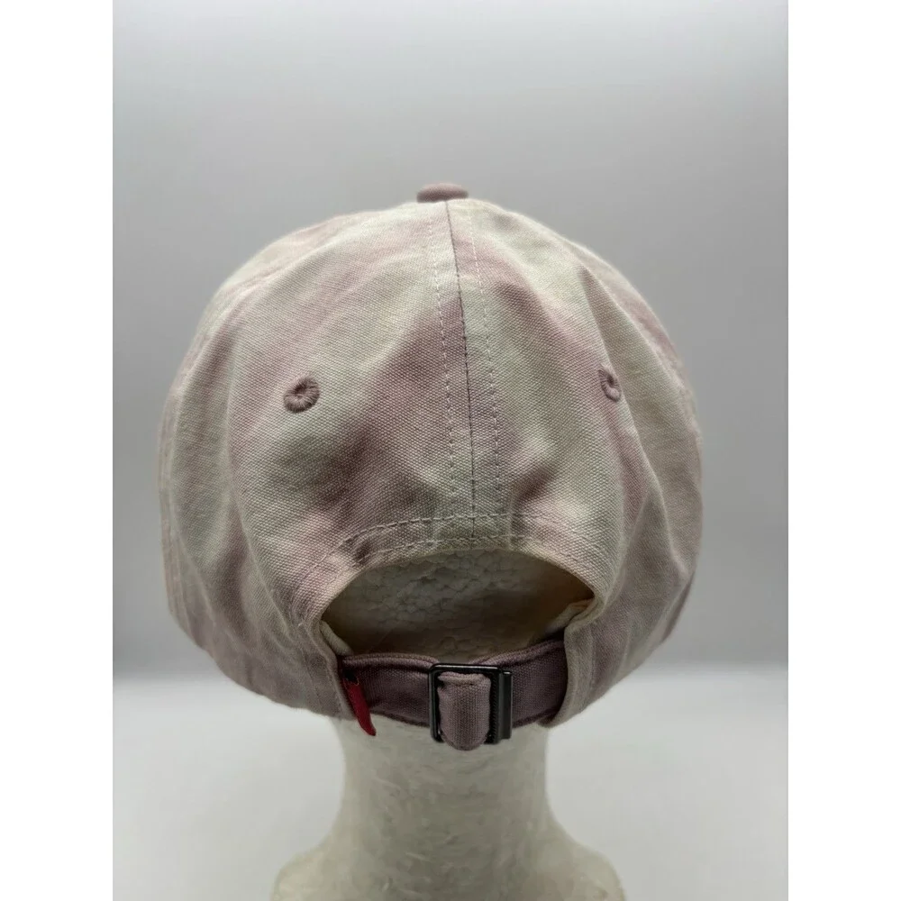 CHNGE Hat Pink Cream Tie Dye Organic Cotton Strapback Dad
